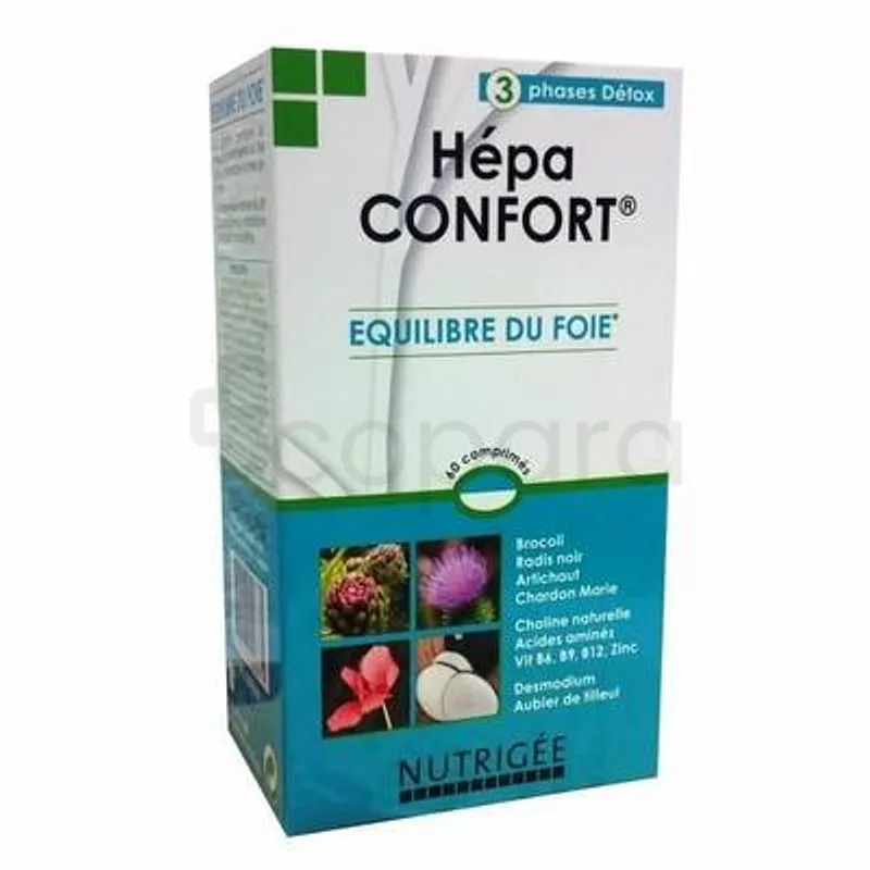 NUTRIGEE HEPA CONFORT EQUILIBRE DU FOIE BOITE DE 60 COMPRIMES