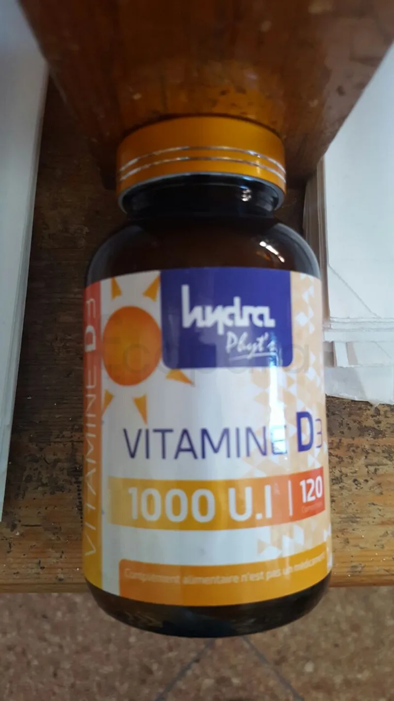 HYDRA PHYT'S VITAMINE D3 1000 UI BOITE DE 120 COMP