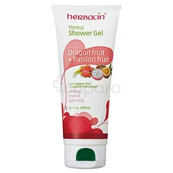 HERBACIN HERBAL SHOWER GEL DRAGON FRUIT + PASSION FRUIT 200ML