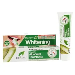 DR ORGANIC WHITENING ALOE VERA TOOTHPASTE 100ML