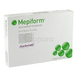 MOLNLYCKE MEPIFORM 5*7.5CM/2*3IN