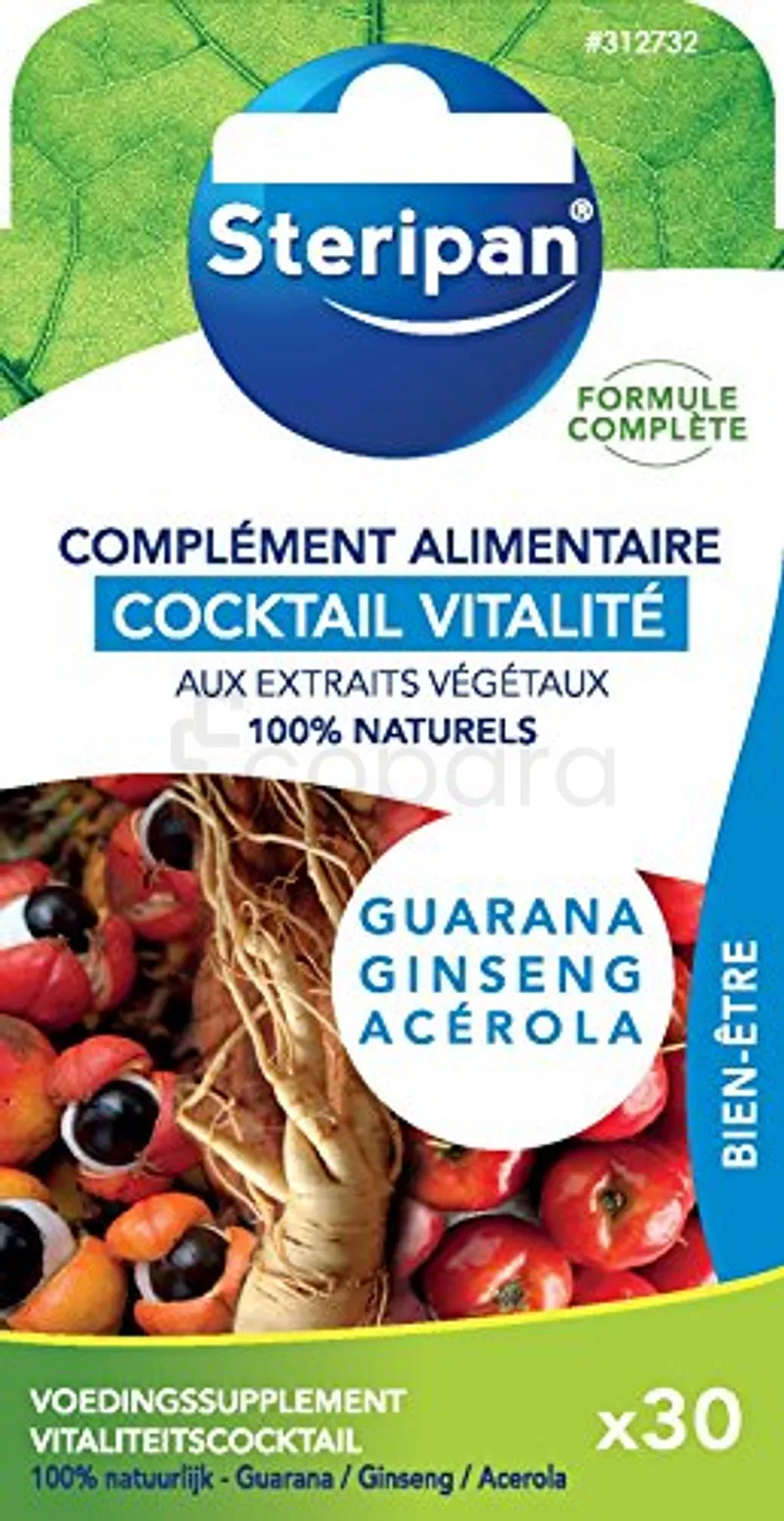 STERIPAN COMPLEMENT ALIMENTAIRE COCKTAIL VITALITE BOITE DE 30