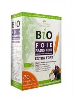 3CHENES BIO FOIE RADIS NOIR BOITE DE 30 AMPOULES