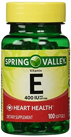 SPRING VALLEY VITAMINE E 400IU BOITE DE 100 CAPSULES