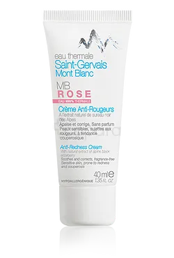 SAINT GERVAIS MONT BLANC EAU THERMALE MB ROSE CREME ANTI-ROUGEURS 40ML