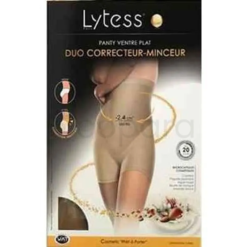 LYTESS PANTY VENTRE PLAT DUO CORRECTEUR MINCEUR TAILLE XXL