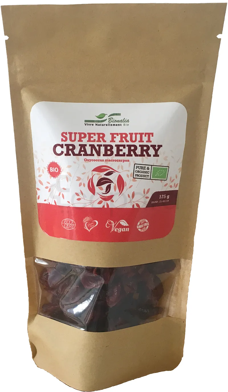 BIONALIA SUPER FRUIT CRANBERRY 75G