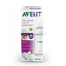 AVENT BIBERON NATURAL +1MOIS 260ML REFERENCE SCF627/17
