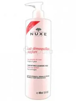 NUXE LAIT DEMAQUILLANT CONFORT AUX PETALES DE ROSE 400ML