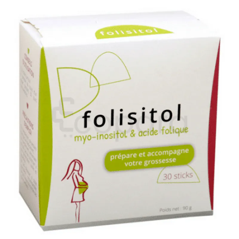 FOLISITOL MYO-INOSITOL & ACIDE FOLIQUE BOITE DE 30