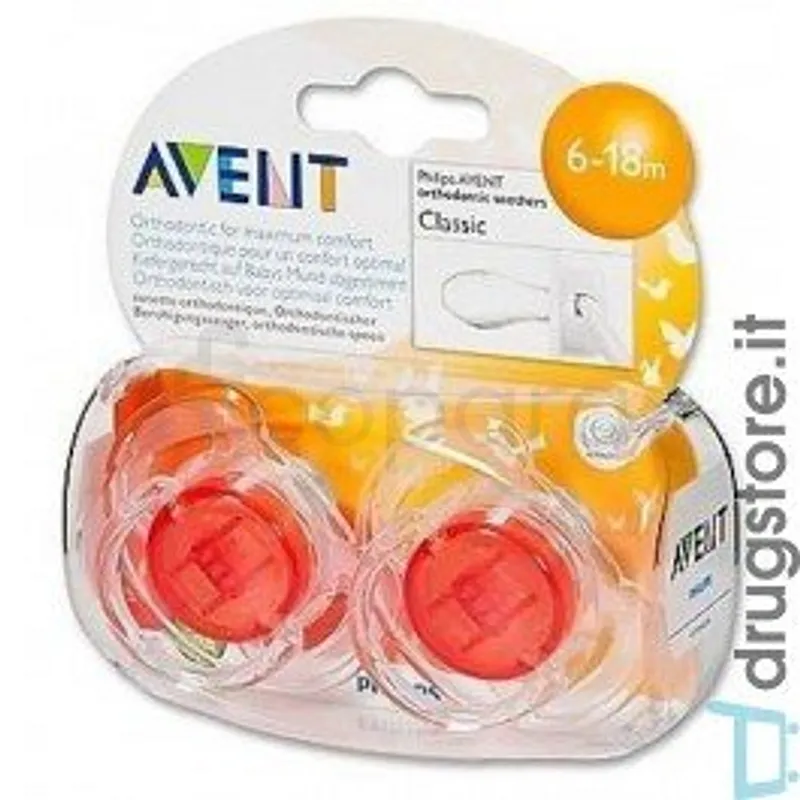AVENT 2 SUCETTES 6-18MOIS REFERENCE SCF17022