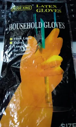 ROSE KING GANTS DE MENAGE LATEX GLOVES TAILLE L