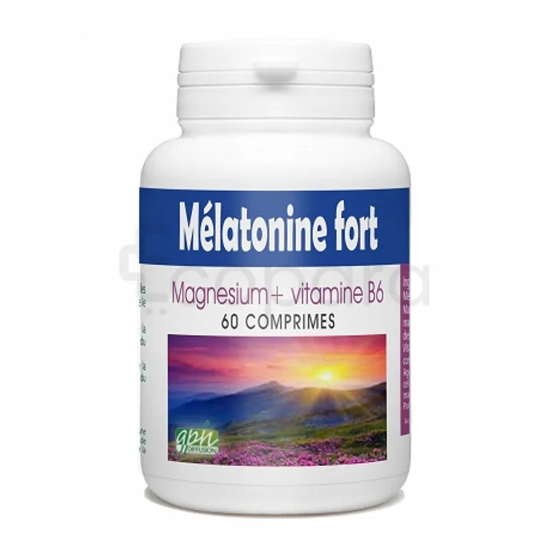 GPH MELATONINE FORT MAGNESIUM+VITAMINE B6 BOITE DE 60 COMPRIMES