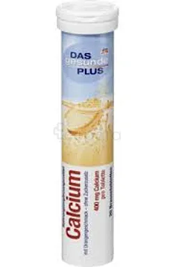 DAS GESUNDE PLUS CALCIUM 400MG BOITE DE 20 COMPRIMES EFFERVESCENTS