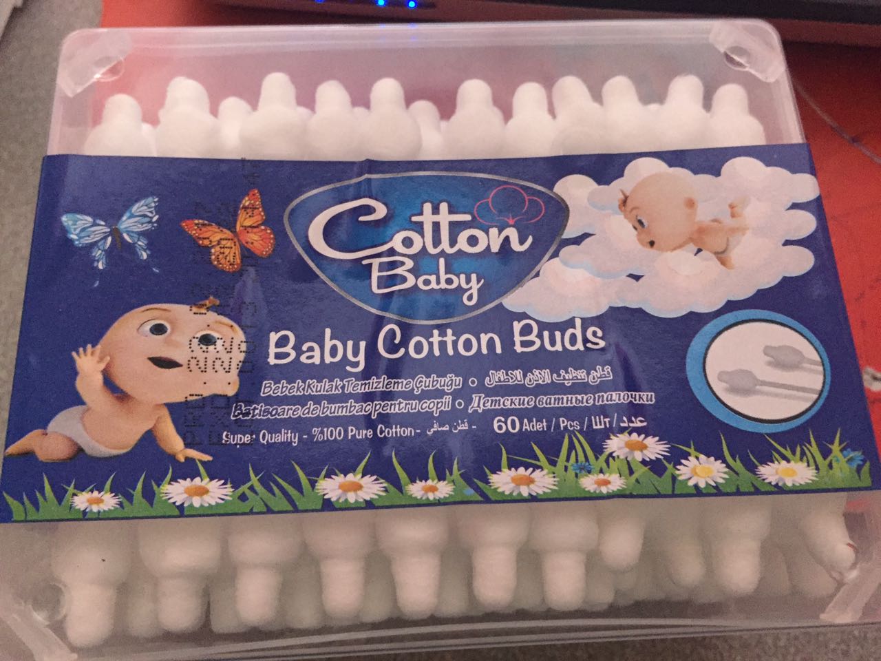 COTTON BABY BABY COTTON BUDS BOITE DE 60