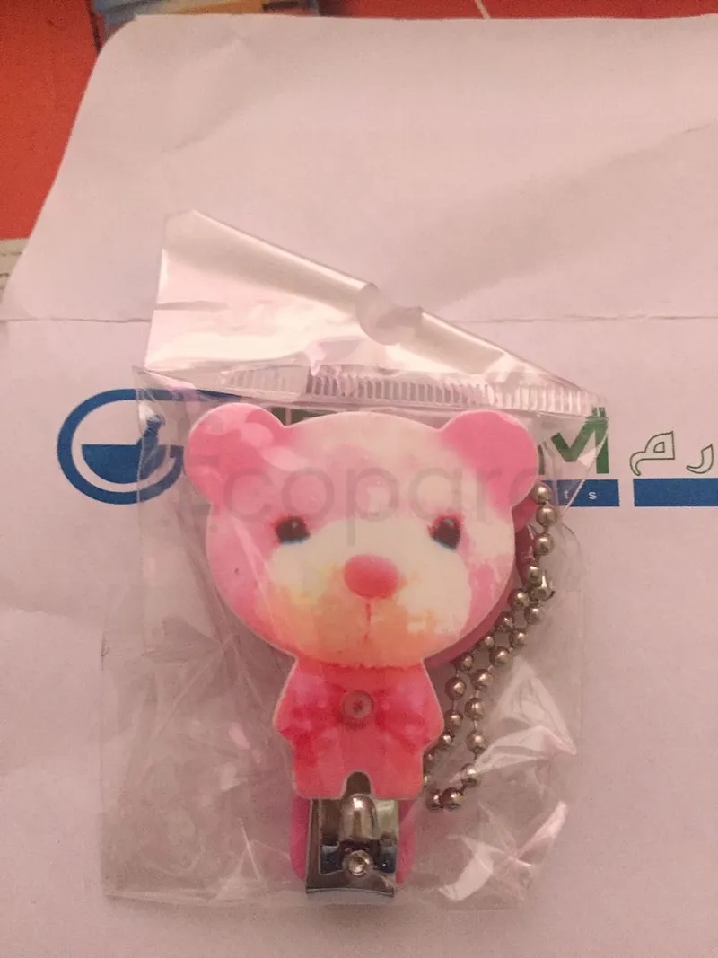 COUPE ONGLES BEBE OURS ROSE