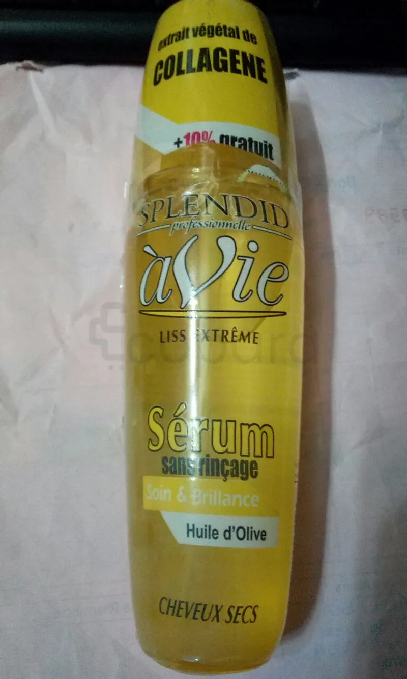 SPLENDID A VIE LISS EXTREME SERUM HUILE D'OLIVE CHEVEUX SECS 110ML