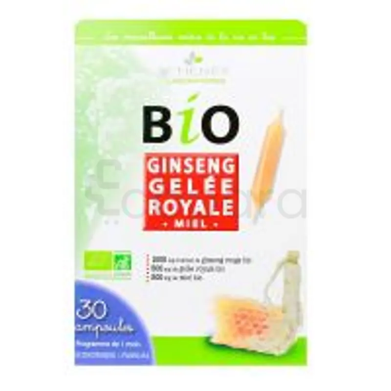 3CHENES BIO GINSENG GELEE ROYALE BOITE DE 30 AMPOULES