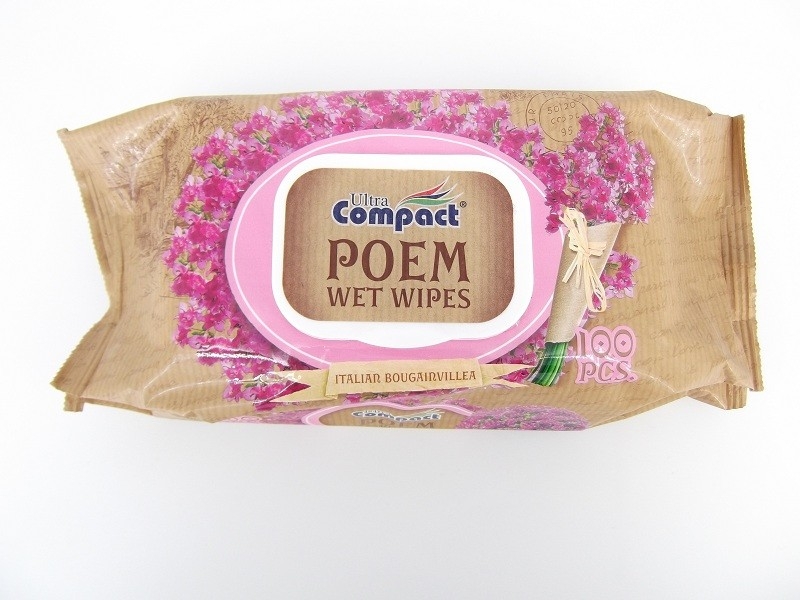 ULTRA COMPACT LINGETTES POEM ROSE BOITE DE 100