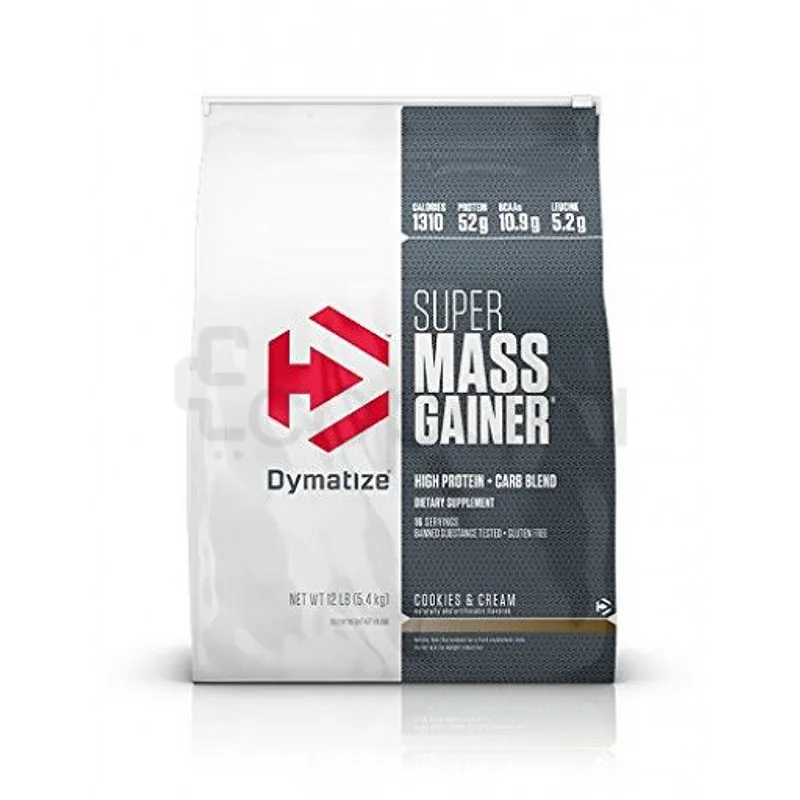 DYMATIZE SUPER MASS GAINER COOKIES & CREAM 12LBS