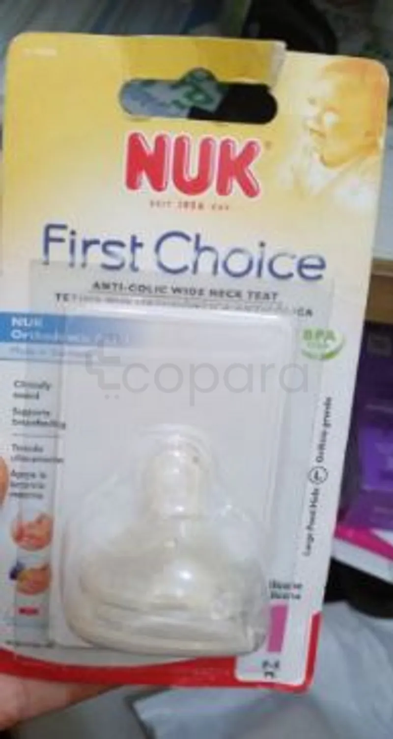 NUK FIRST CHOICE TETINE ANTI-COLIQUE 0-6MOIS REFERENCE 10545682