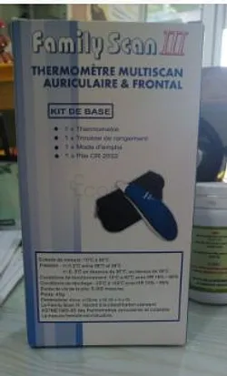 FAMILY SCAN III THERMOMETRE MULTISCAN AURICULAIRE & FRONTAL REFERENCE 999002