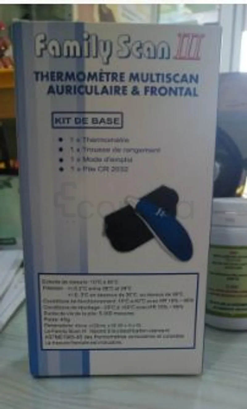 FAMILY SCAN III THERMOMETRE MULTISCAN AURICULAIRE & FRONTAL REFERENCE 999002