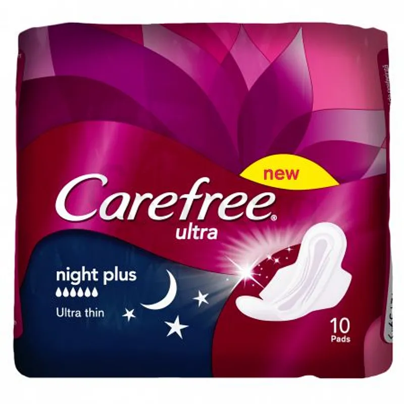 CAREFREE ULTRA NIGHT PLUS BOITE DE 10