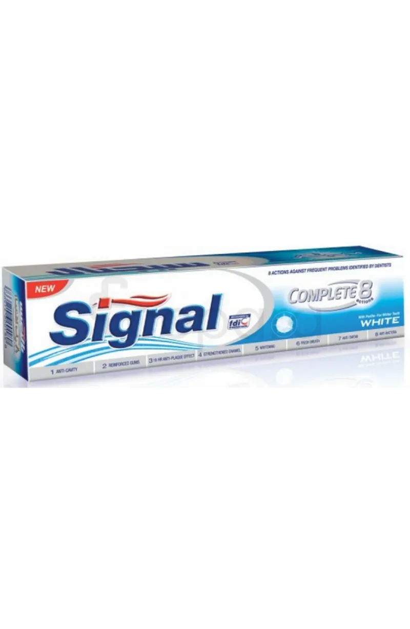 SIGNAL COMPLETE 8 ACTIONS WHITE DENTIFRICE 100ML