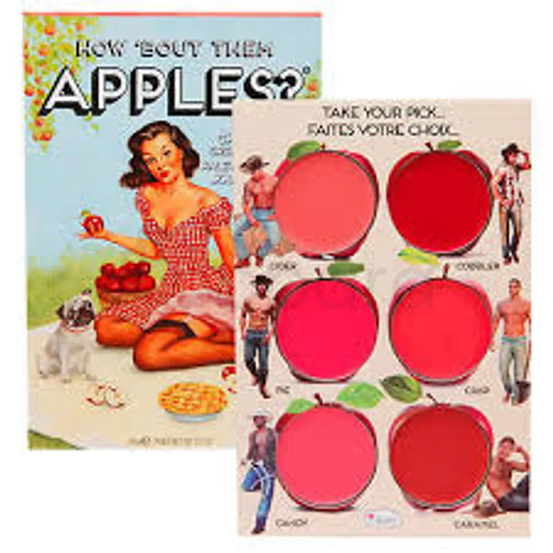 THE BALM APPLES PALETTE DE CREME JOUES & LEVRES 6 SHADES 20G