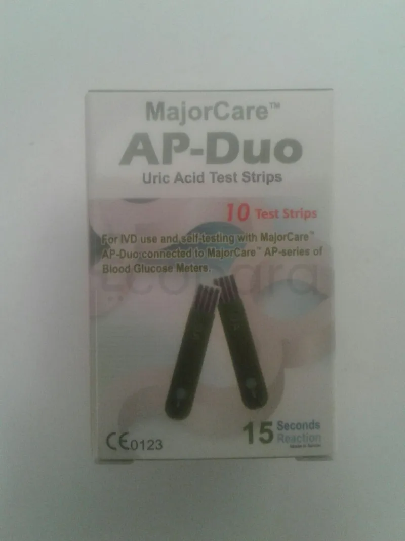 MAJORCARE AP-DUO URIC ACID TEST STRIPS BOITE DE 10 REFERENCE 200030002