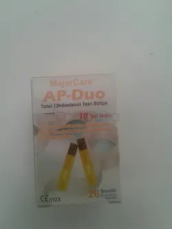 MAJORCARE AP-DUO TOTAL CHOLESTEROL TEST STRIPS BOITE DE 10 REFERENCE 200030001