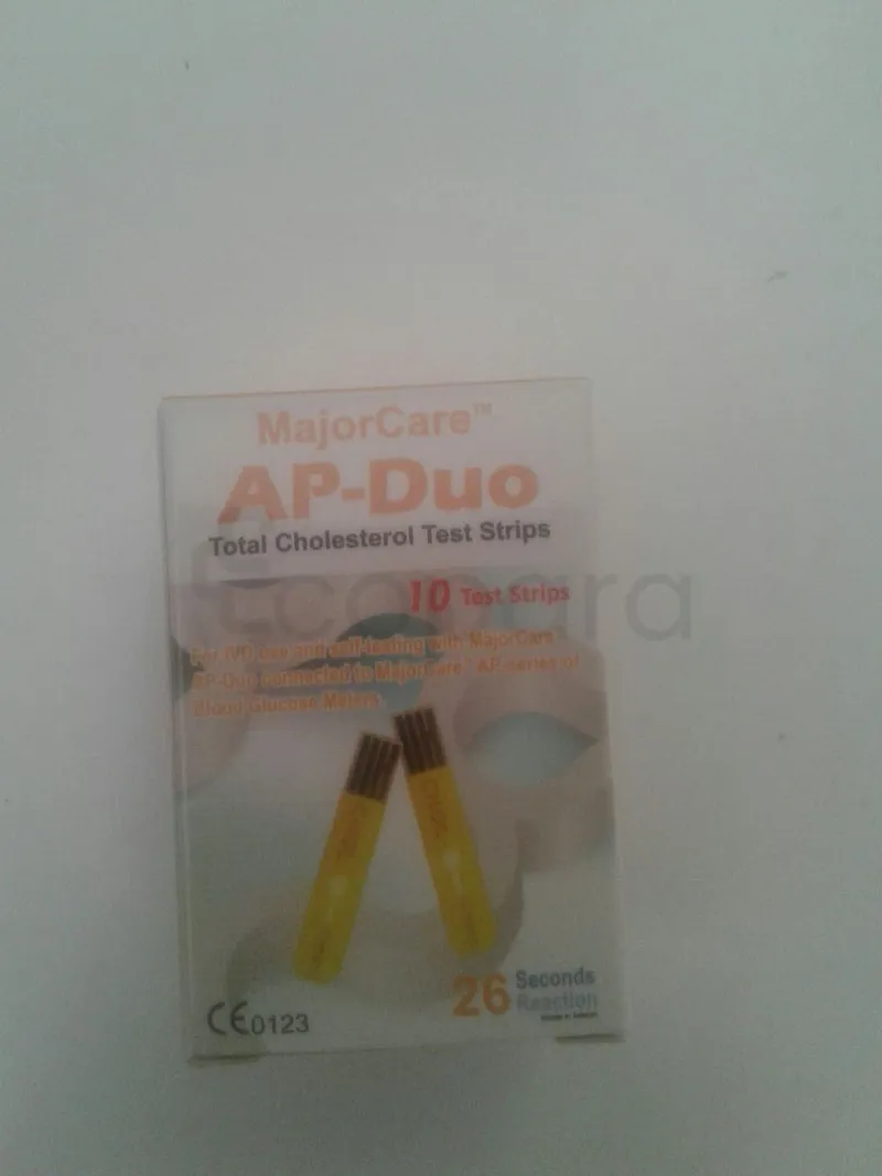 MAJORCARE AP-DUO TOTAL CHOLESTEROL TEST STRIPS BOITE DE 10 REFERENCE 200030001