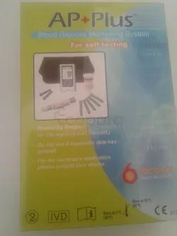 AP+PLUS BLOOD GLUCOSE MONITORING SYSTEM REFERENCE 100030116