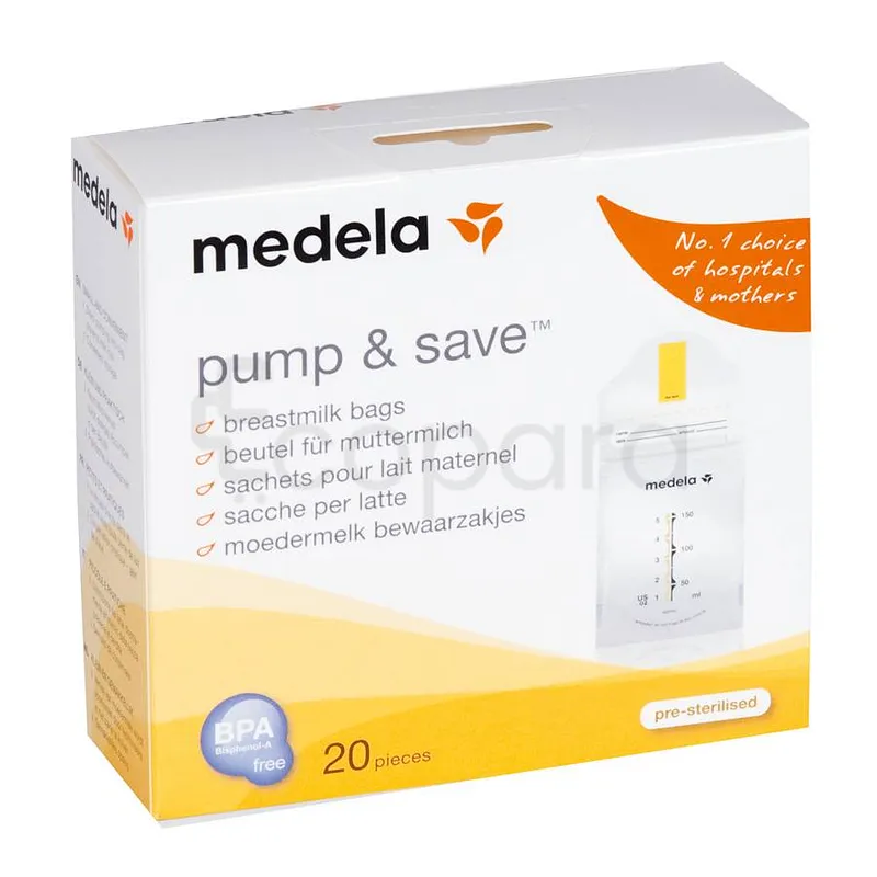 MEDELA PUMP & SAVE SACHETS POUR LAIT REFERENCE 0080315