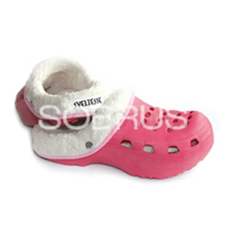 SVELTESSE FUN'IZ SABOT FOURRE ROSE TAILLE 42