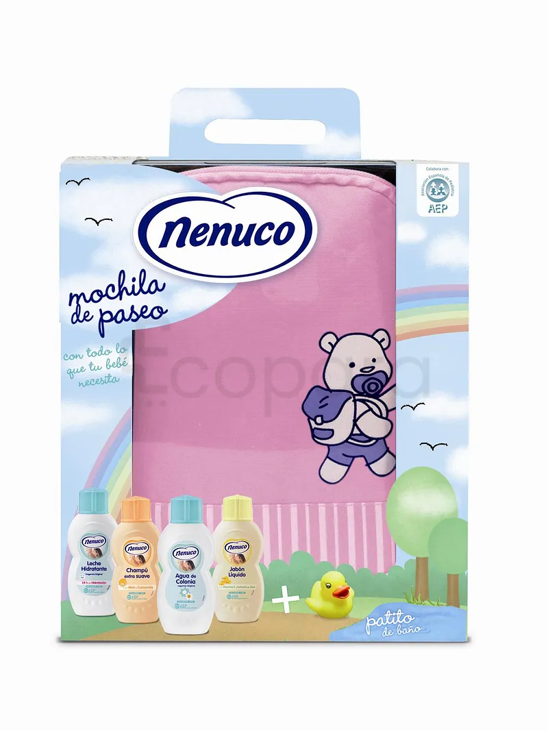 NENUCO PACK MOCHILA DE PASEO EAU DE COLOGNE 200ML + GEL 200ML + SHAMPOOING 200ML + BODY MILK 200ML