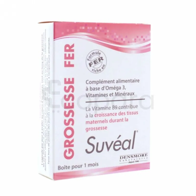 SUVEAL GROSSESSE FER BOITE DE 30 CAPSULES