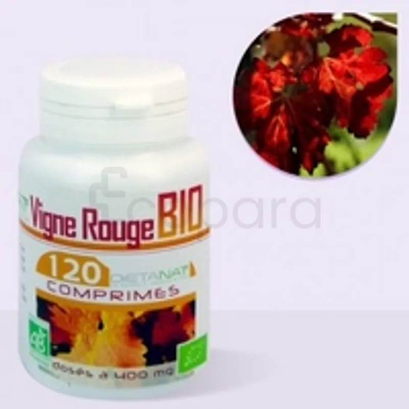 GPH VIGNE ROUGE BIO 400MG BOITE DE 120 COMPRIMES