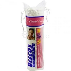 NATURAL CARE COTTON DISQUES DEMAQUILANTE BOITE DE 100