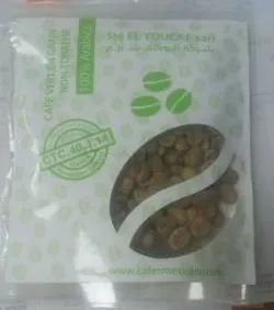 EL YOUCAF CAFE VERT EN GRAIN NON TORREFIE 100% ARABICA 100G