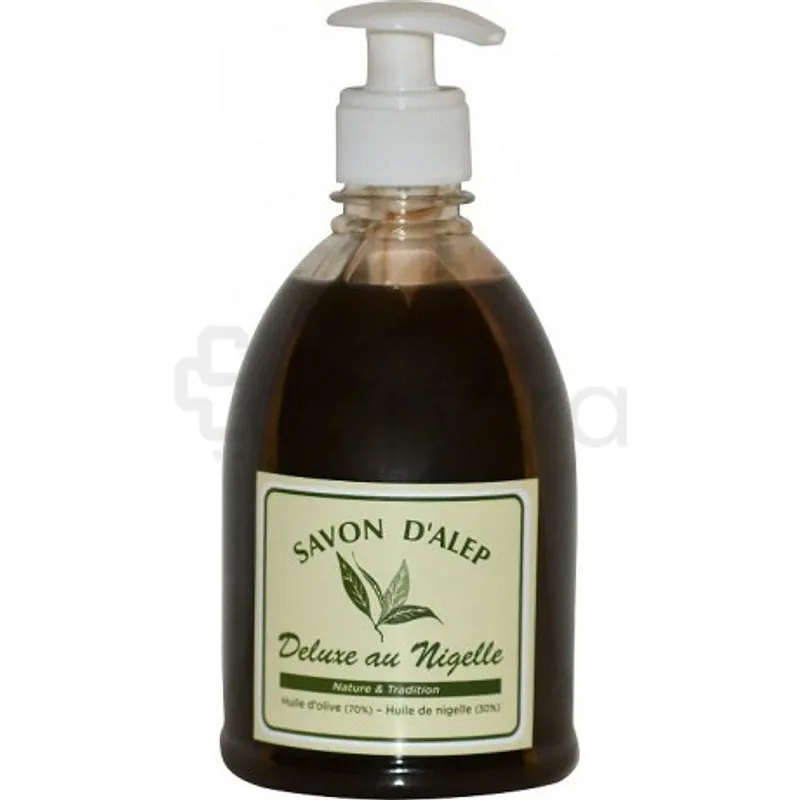 SAVON D'ALEP DELUXE LIQUIDE NIGELLE 500ML
