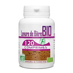 GPH LEVURE DE BIERE BIO 400MG BOITE DE 120 COMPRIMES
