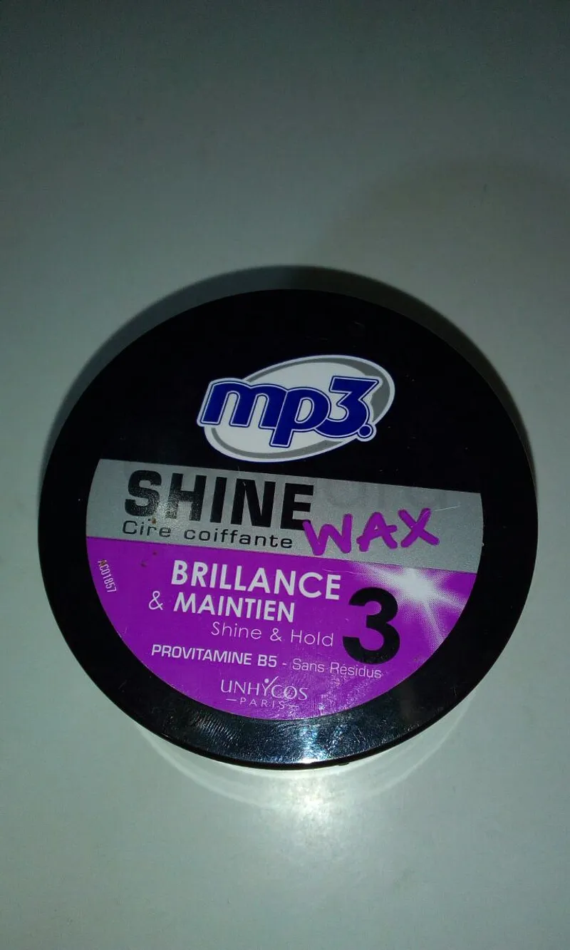 UNHYCOS MP3 SHINE WAX CIRE COIFFANTE BRILLANCE & MAINTIEN 3 75ML