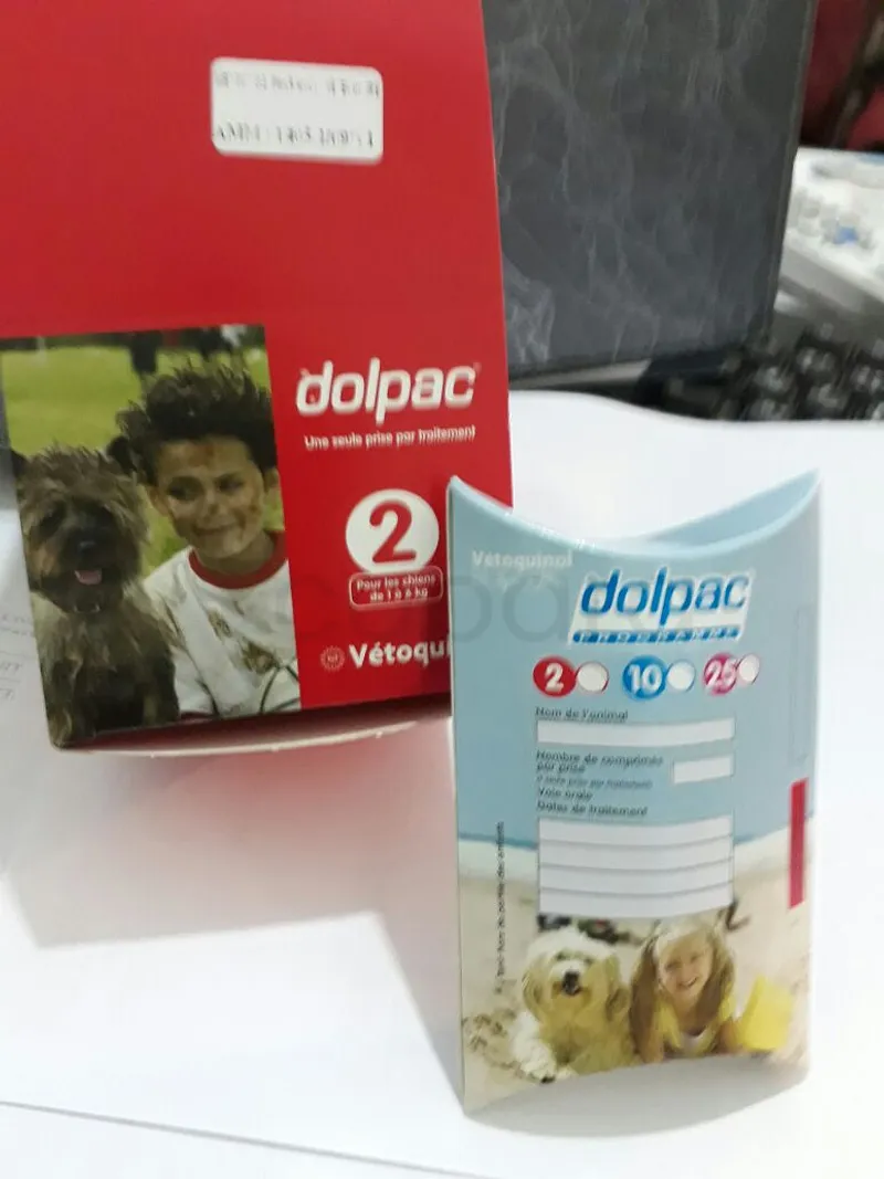 DOLPAC 2 POUR LES CHIENS DE 1 A 6KG /UNITE