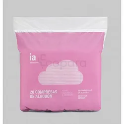 IA COMPRESSES DE COTON BOITE DE 20