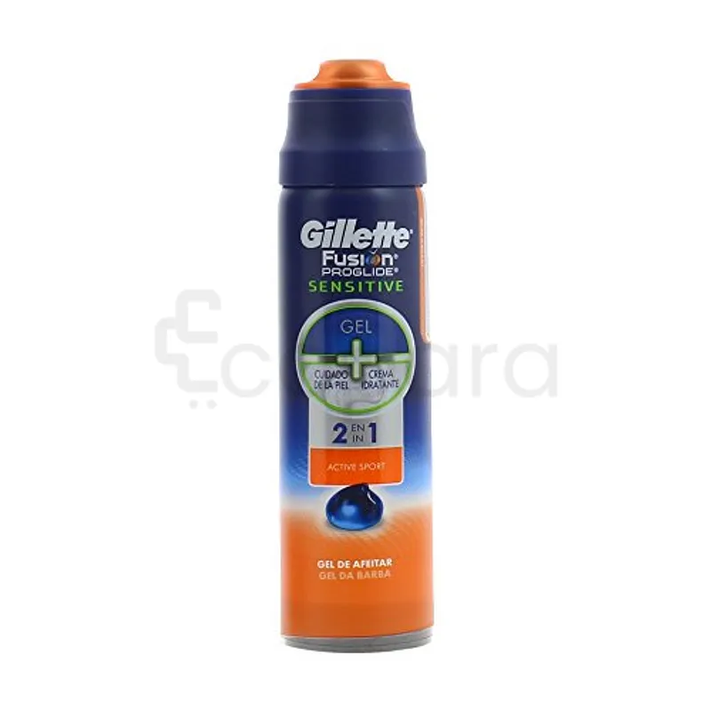 GILLETTE FUSION SENSITIVE PROGLIDE GEL 2IN1 ACTIVE SPORT 170ML