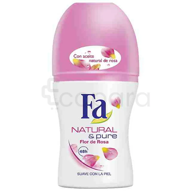 FA DEODORANT ROLL-ON NATURAL & PURE FLOR DE ROSA 50ML
