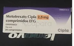 METOTREXATO CIPLA 2.5MG BOITE DE 24 COMPRIMES