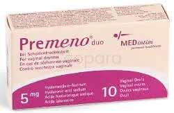 PREMENO DUO 5MG BOITE DE 10 OVULES VAGINAUX